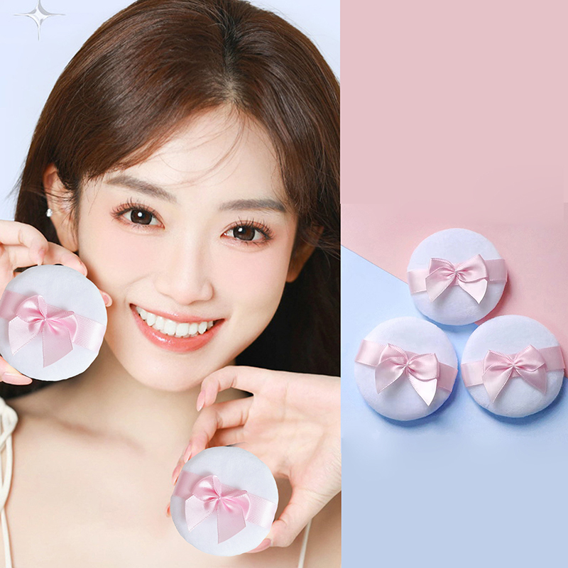 Beauty Bay Makeup - Soft Bow Loose Powder Puff Cosmetic