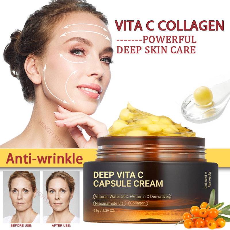 Anti-Aging Face Cream - Anti Wrinkle Vita C Capsule Cream