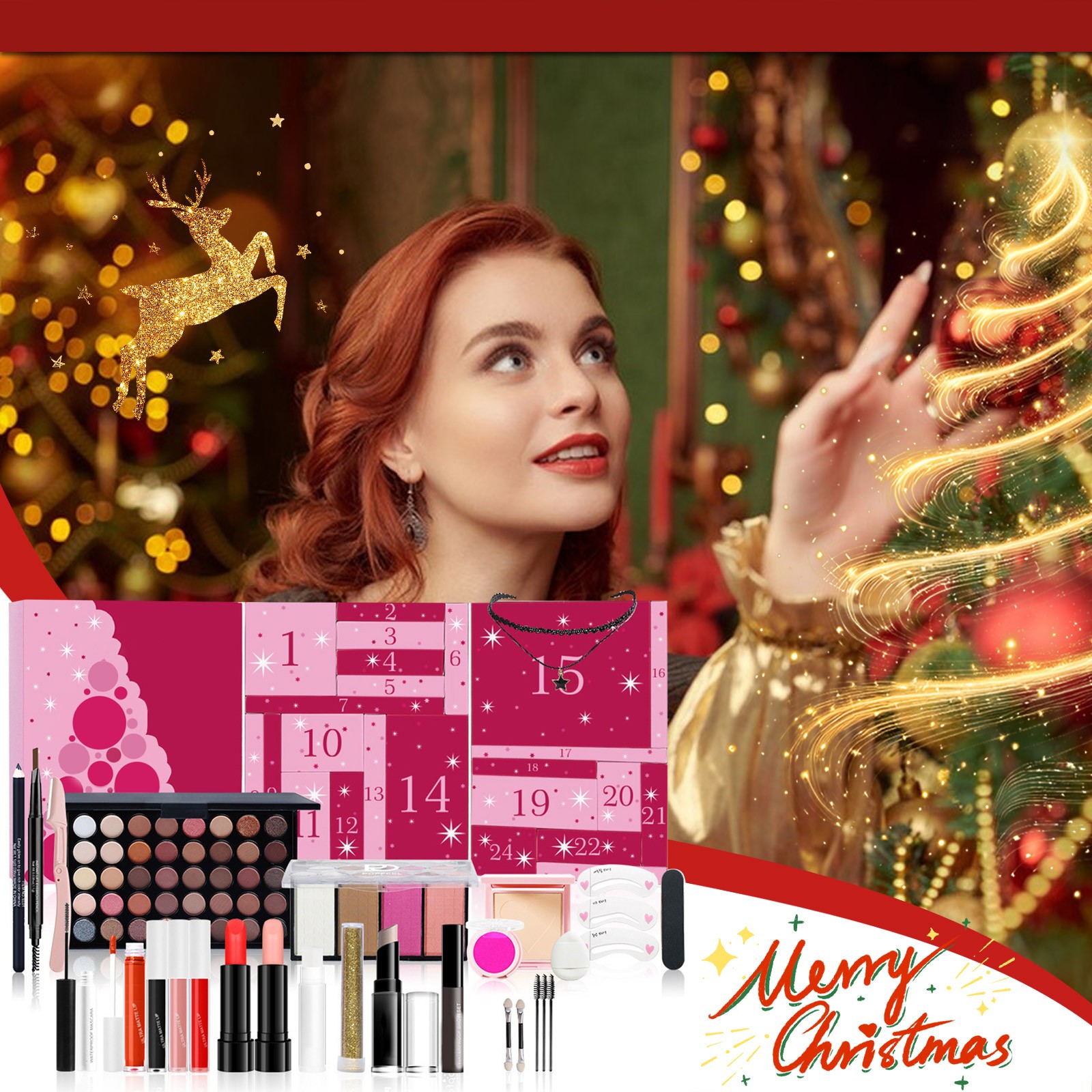 Girls Makeup Advent Calendar S - огляд і ціна Beauty Makeup Advent Calendar
