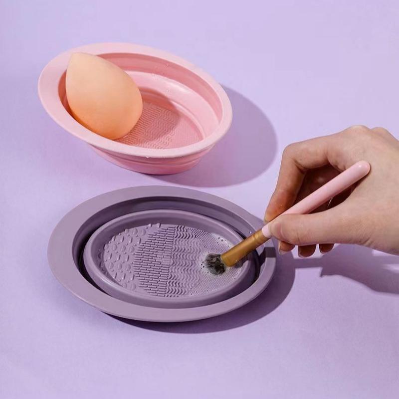 Folding Powder Puff Cleaning B - огляд і ціна Beauty Makeup Sponge