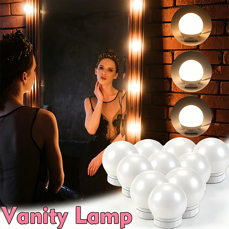 10 LED Vanity Mirror Light Bul - огляд і ціна Beauty Makeup Light
