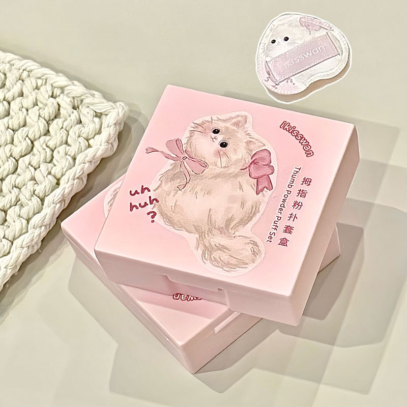 5Pcs Cute Mini Finger Puff Set - огляд і ціна Beauty Makeup Sponge