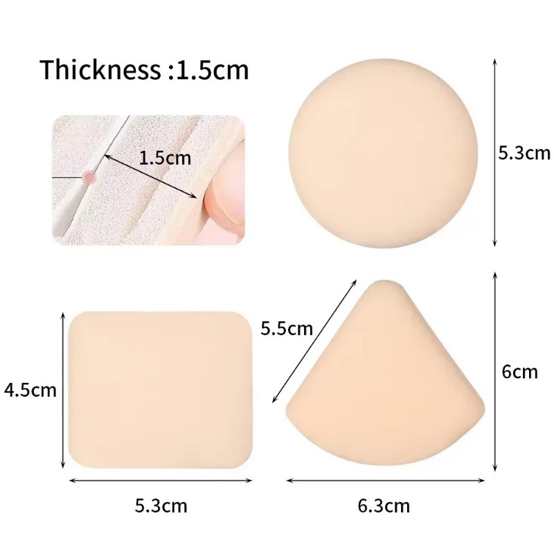 1-10pcs Portable Foundation Po - огляд і ціна Beauty Bay Makeup