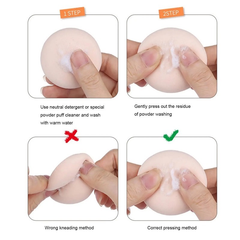 1-10pcs Portable Foundation Po - огляд і ціна Beauty Bay Makeup