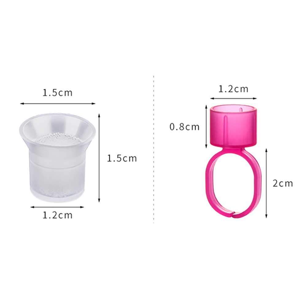 Tattoo Ink Ring Cups Microblad - огляд і ціна Beauty Makeup Sponge