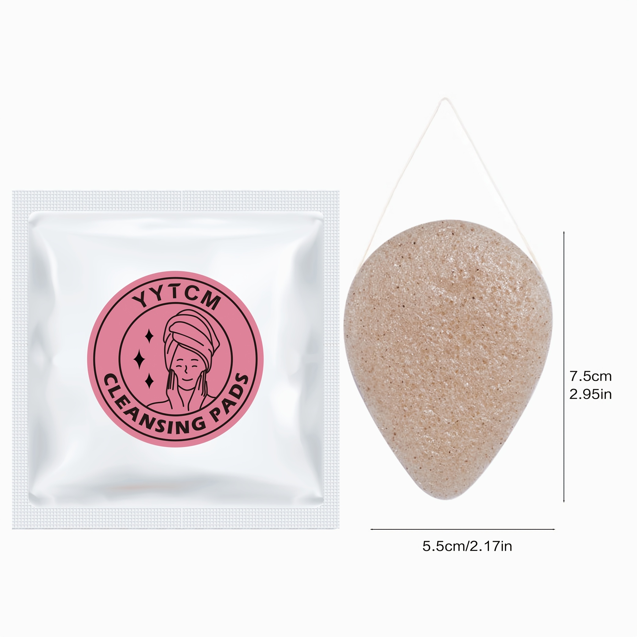 Walnut Seed Konjac Face Sponge - огляд і ціна Beauty Makeup Sponge