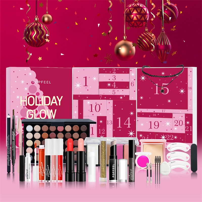 Christmas Countdown Makeup Set - огляд і ціна Beauty Makeup Advent Calendar