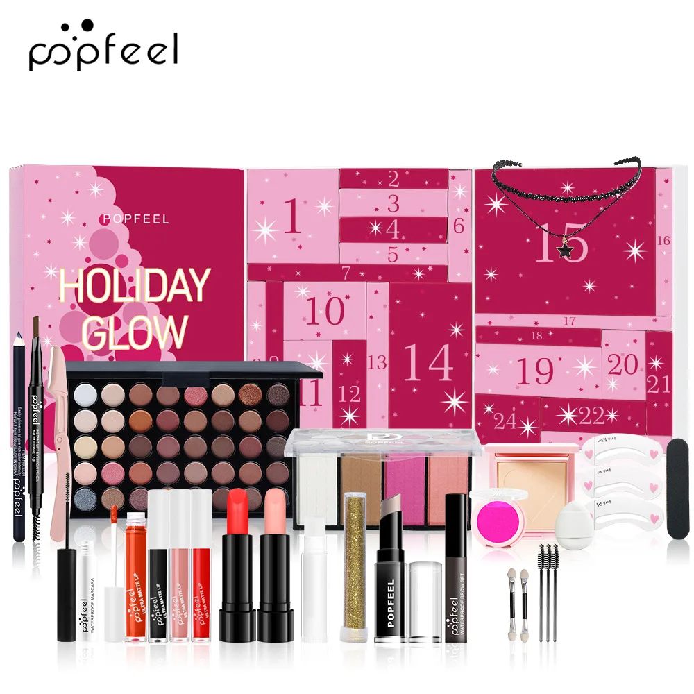 Christmas Countdown Makeup Set - огляд і ціна Beauty Makeup Advent Calendar