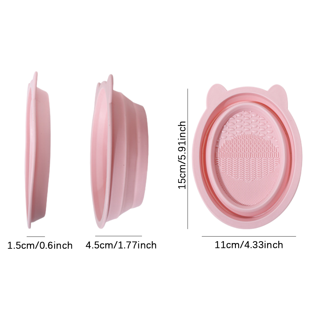 Collapsible Silicone Makeup Br - огляд і ціна Beauty Makeup Sponge