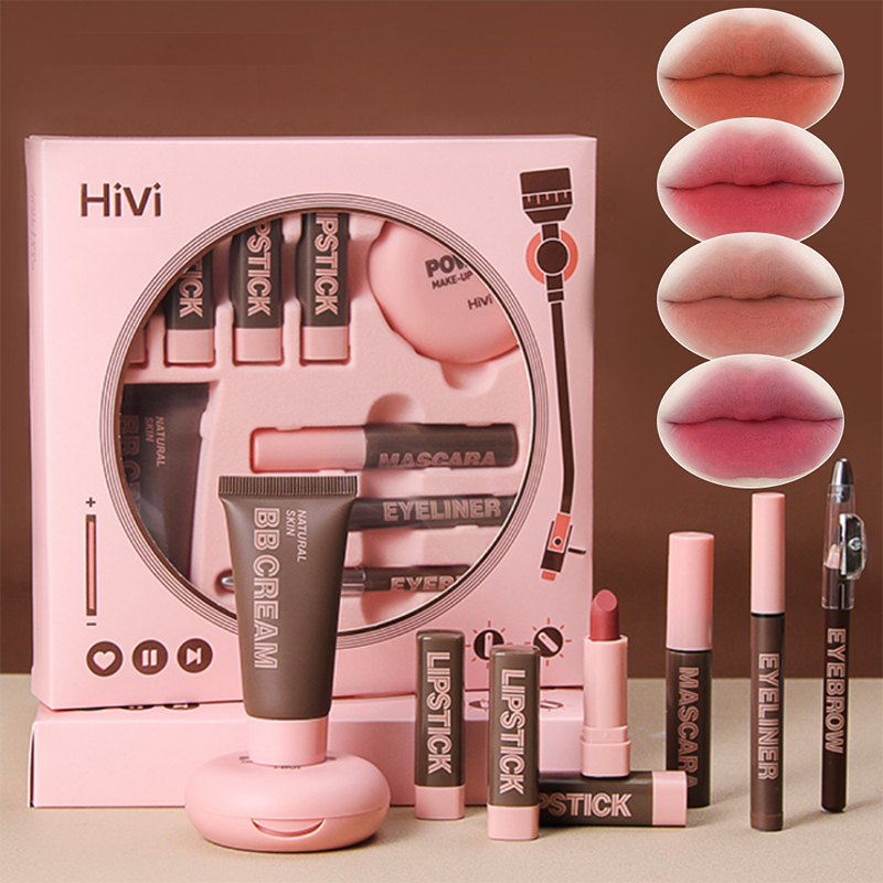 Gift Box 9-piece Lipstick Powd - огляд і ціна Rare Beauty Makeup Kit