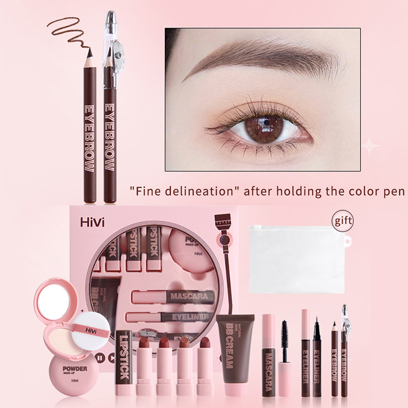 Gift Box 9-piece Lipstick Powd - огляд і ціна Rare Beauty Makeup Kit
