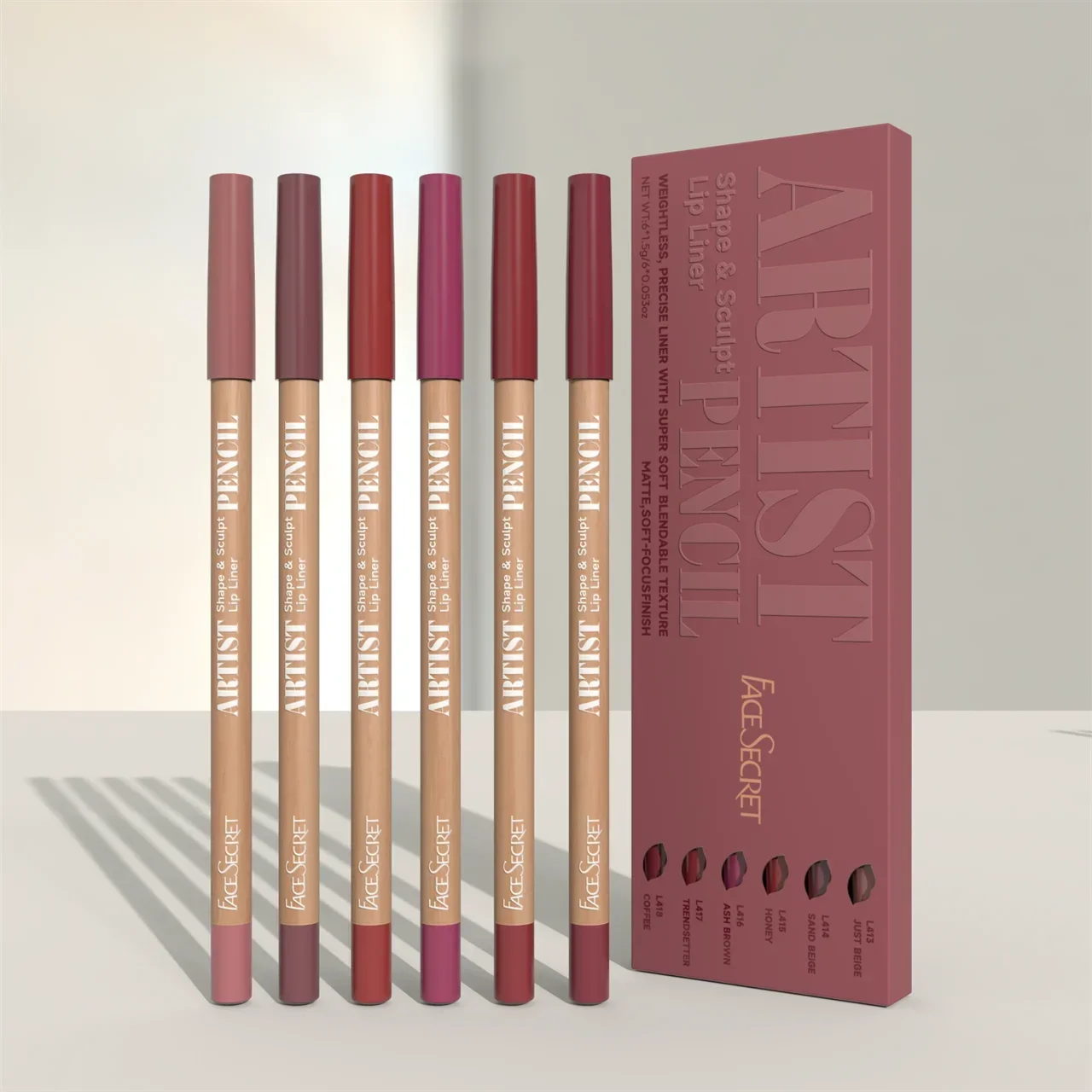 6pcs/set Lip Liner Pen 6 Color - огляд і ціна Lip Liner Pencil