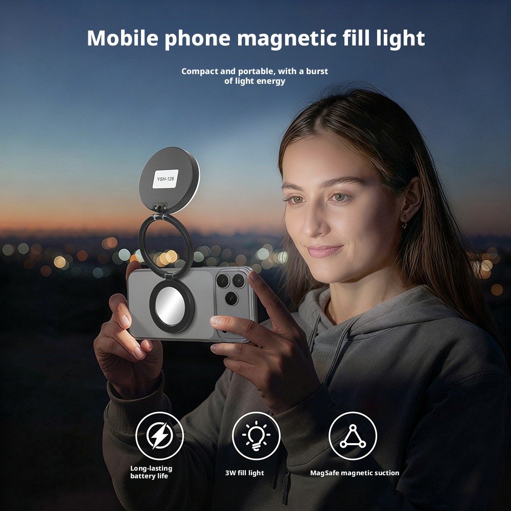 Magnetic Mobile Phone Fill Lig - огляд і ціна Beauty Makeup Light